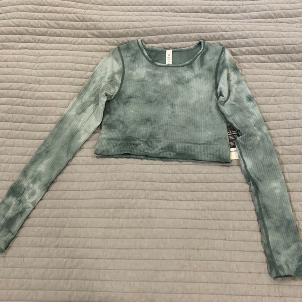 Lululemon Ebb to Street Long Sleeve Marble Dye
